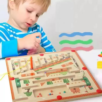 Montessori Magnetic Color and Number Maze