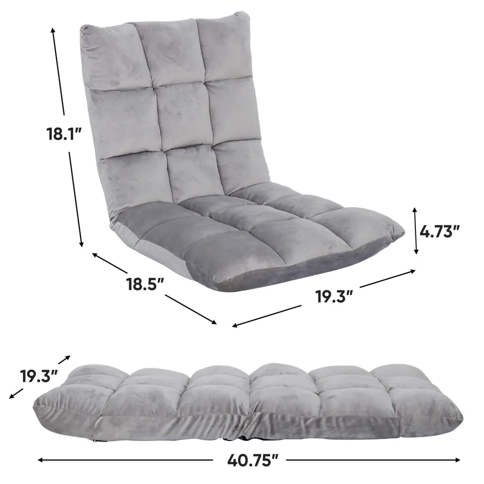 14-Position Adjustable Cushioned Floor Chair