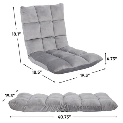 14-Position Adjustable Cushioned Floor Chair