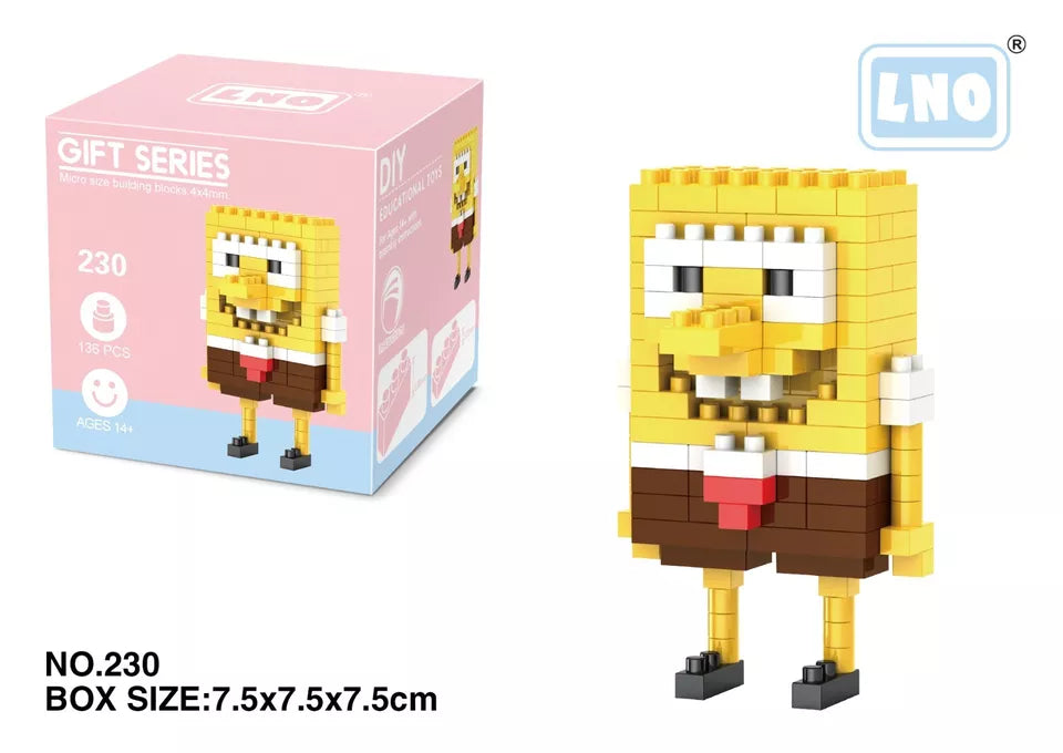 SpongeBob Cartoon Building Blocks