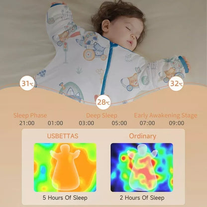 Baby Cartoon Split-legged Sleepsacks