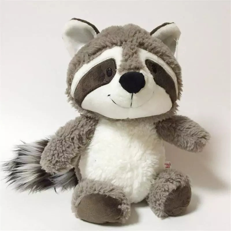 Cute Gray Raccoon Plush Toy