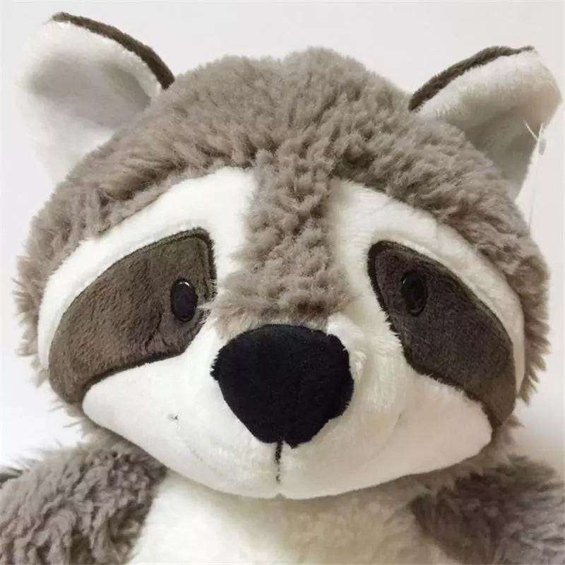 Cute Gray Raccoon Plush Toy