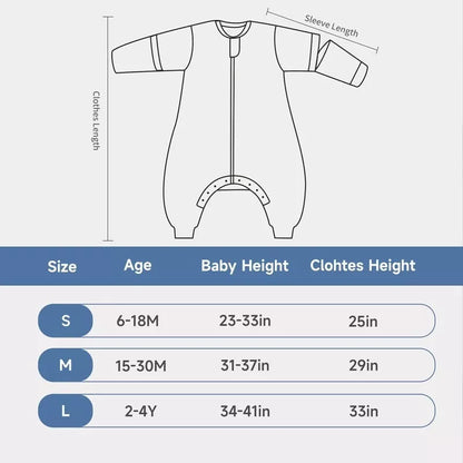 Baby Cartoon Split-legged Sleepsacks