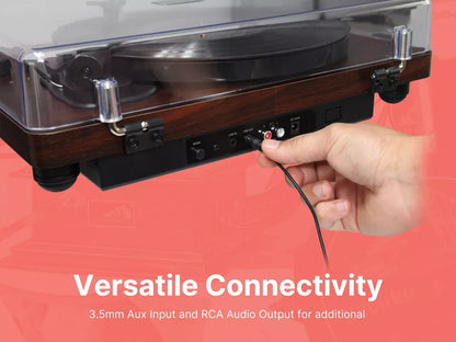 Bluetooth Record Player Stereo System