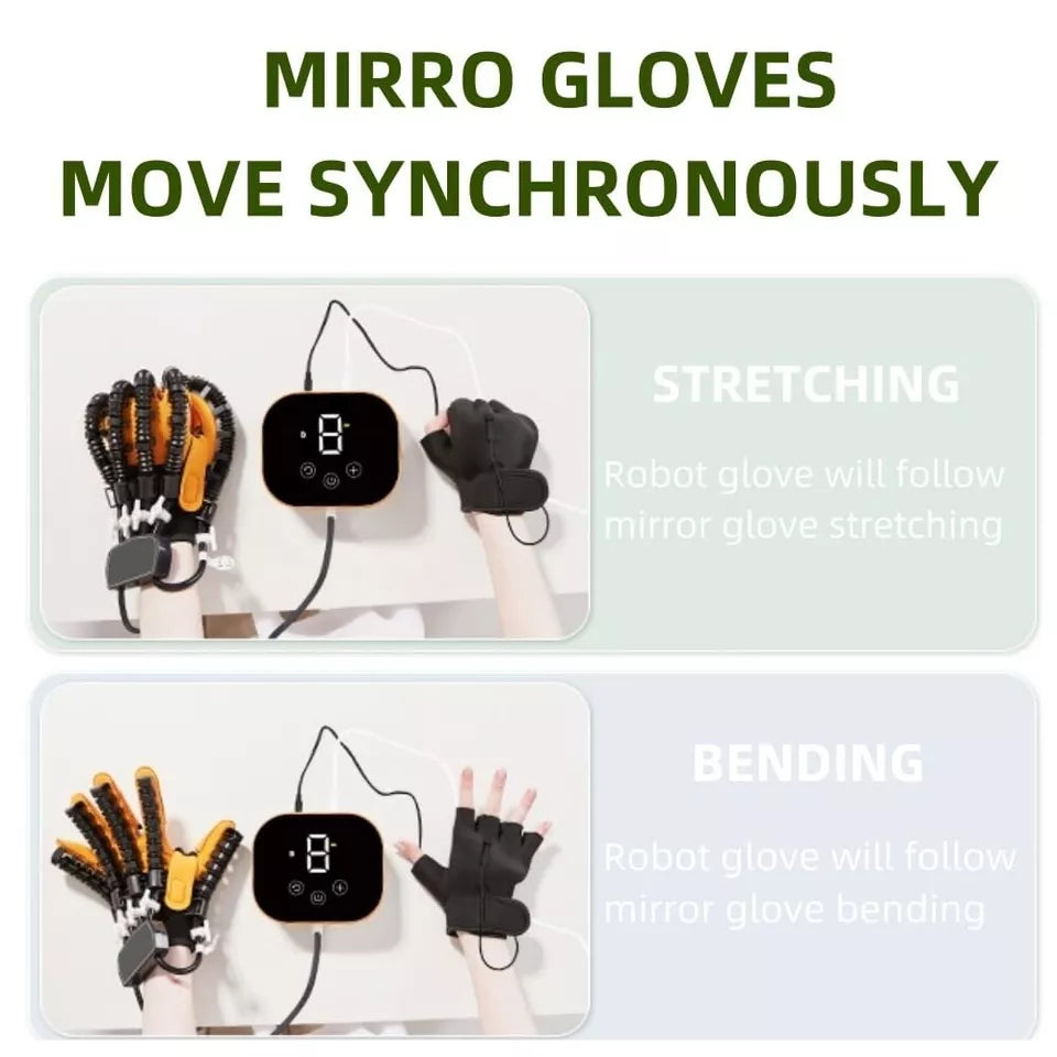 Hand Finger Rehabilitation Exerciser Robot Gloves Stroke Hemiplegia Cerebral Infarction Training Equipment Therapy