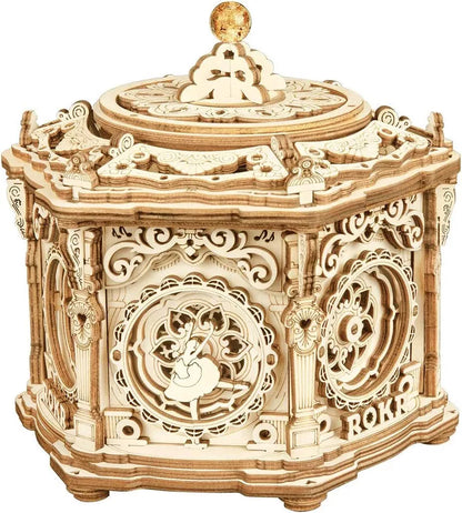 3D Wooden Puzzle Music Box