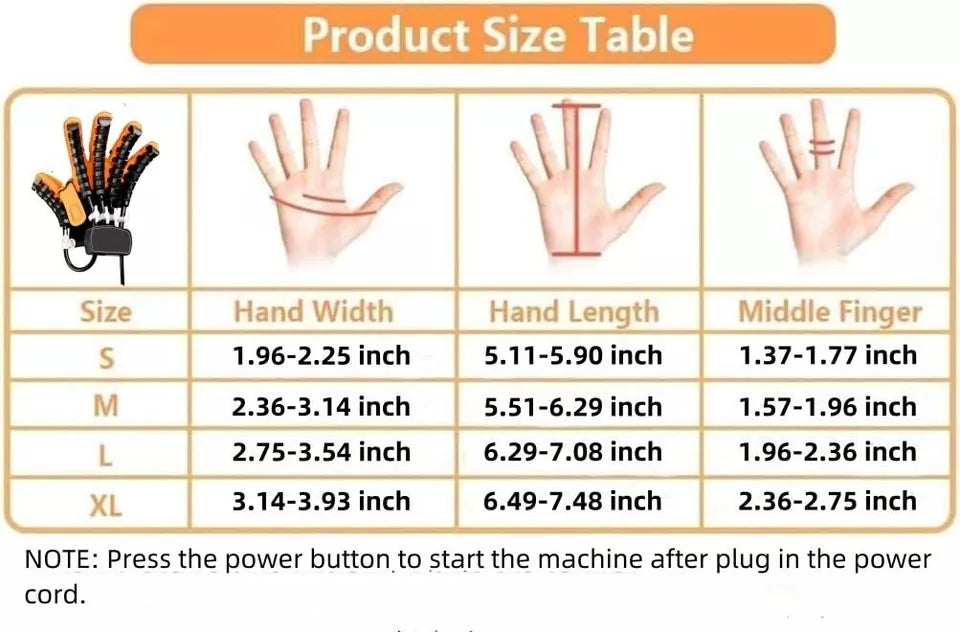 Hand Finger Rehabilitation Exerciser Robot Gloves Stroke Hemiplegia Cerebral Infarction Training Equipment Therapy