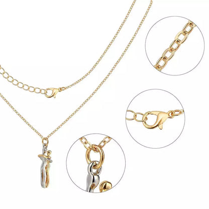Couple Hug Necklace