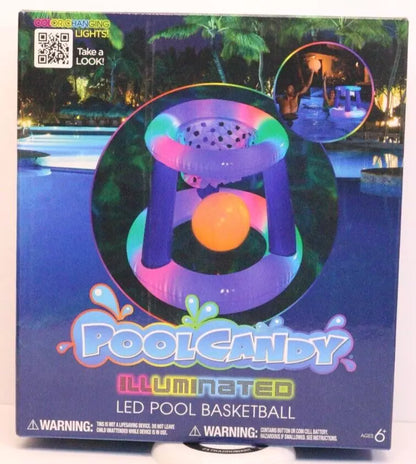 LED Inflatable Pool Basketball