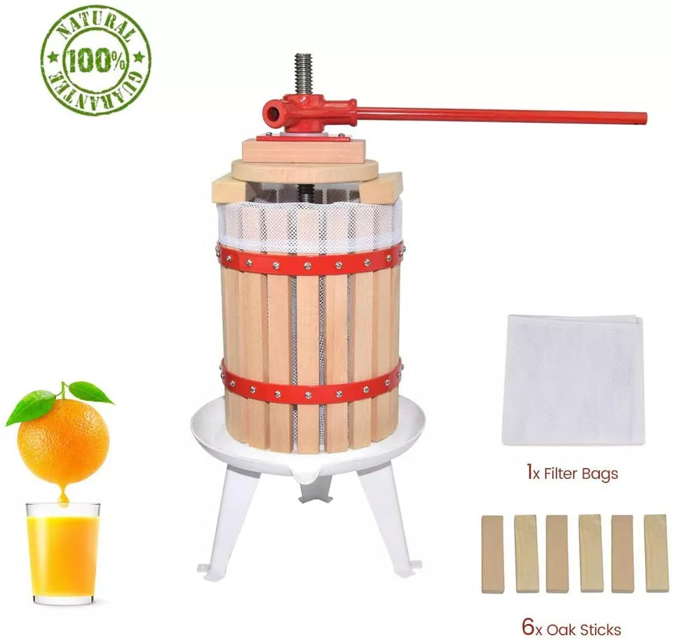 1.6 Gallon Fruit, Cider and Wine Press