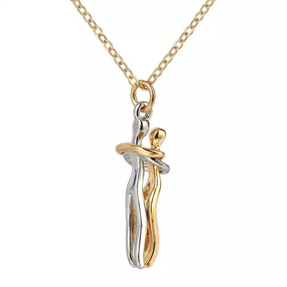 Couple Hug Necklace