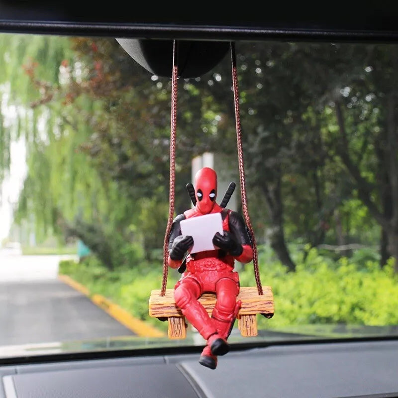 Deadpool Pendant Car Rearview Mirror