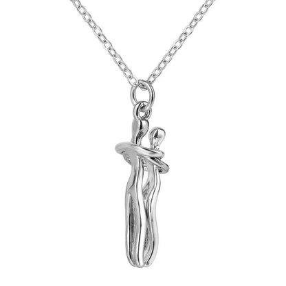 Couple Hug Necklace
