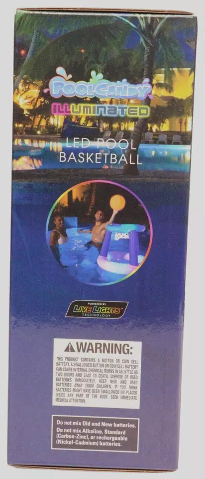 LED Inflatable Pool Basketball