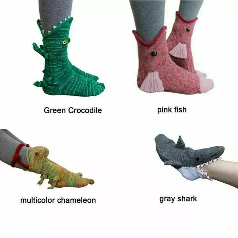 Cute Shark Christmas Socks