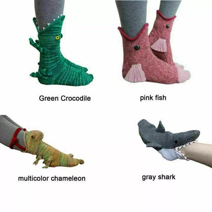 Cute Shark Christmas Socks