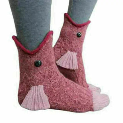 Cute Shark Christmas Socks