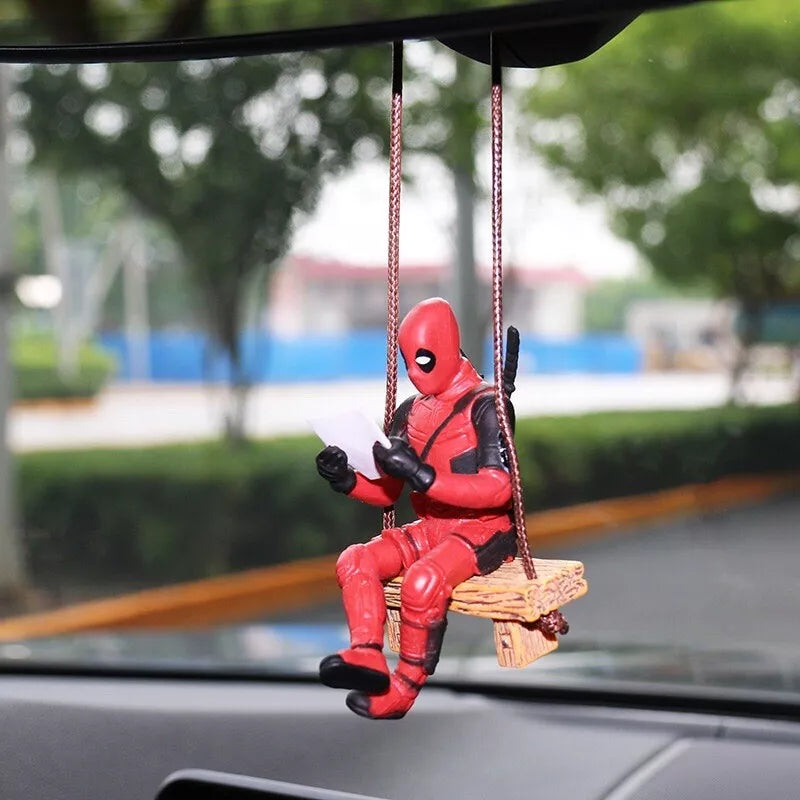 Deadpool Pendant Car Rearview Mirror