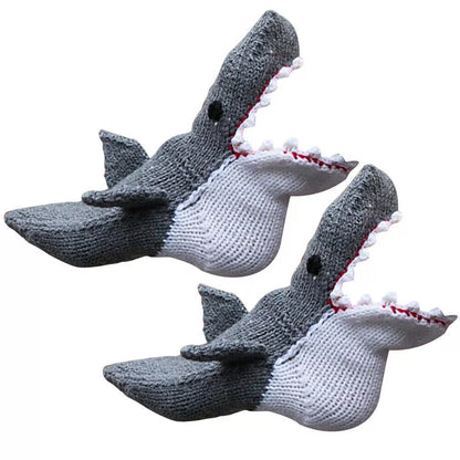 Cute Shark Christmas Socks