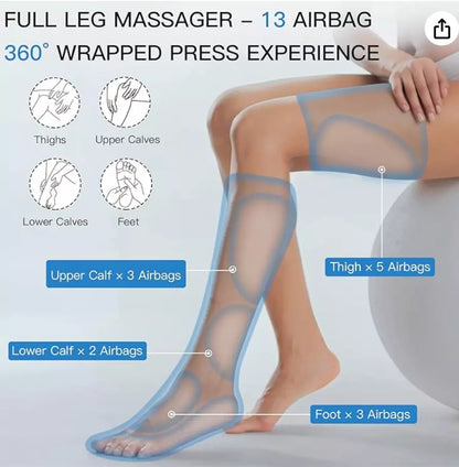 Rejuvenating Heated Compression Leg Wraps