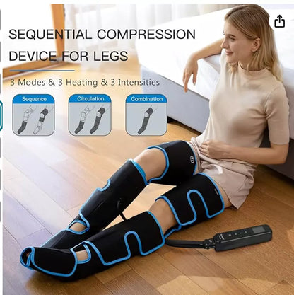 Rejuvenating Heated Compression Leg Wraps