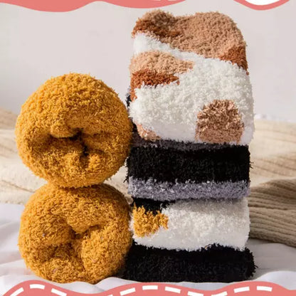 Cute Cat Paw Winter Socks