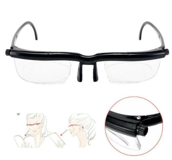 Adjustable reading glasses computer glasses distance vision multi-purpose eyeglasses variable focus