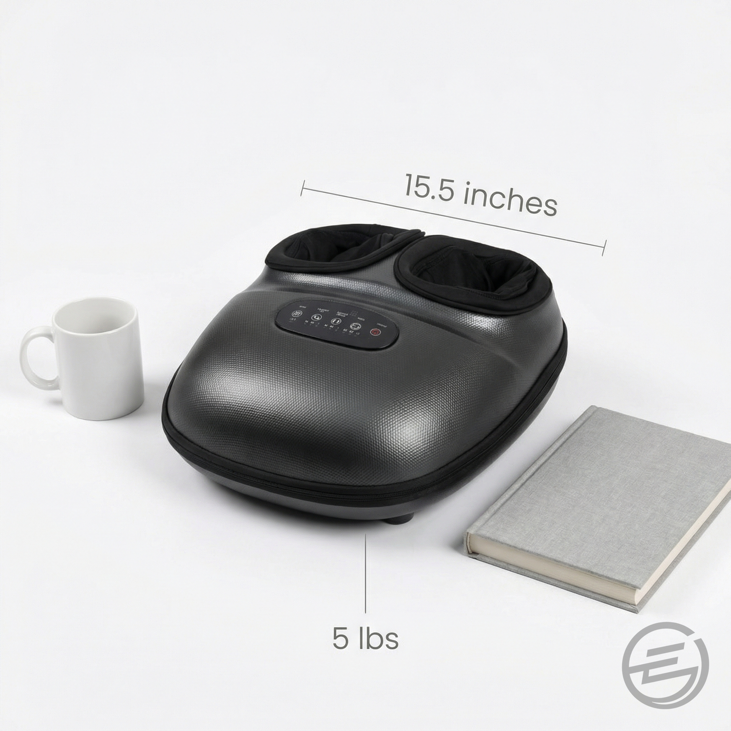 SoleSpa foot massager scale reference dimensions