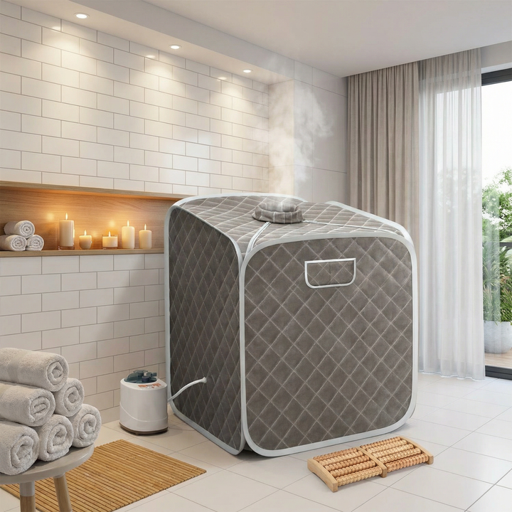 SteamZen Portable Steam Sauna - Lifestyle Hero