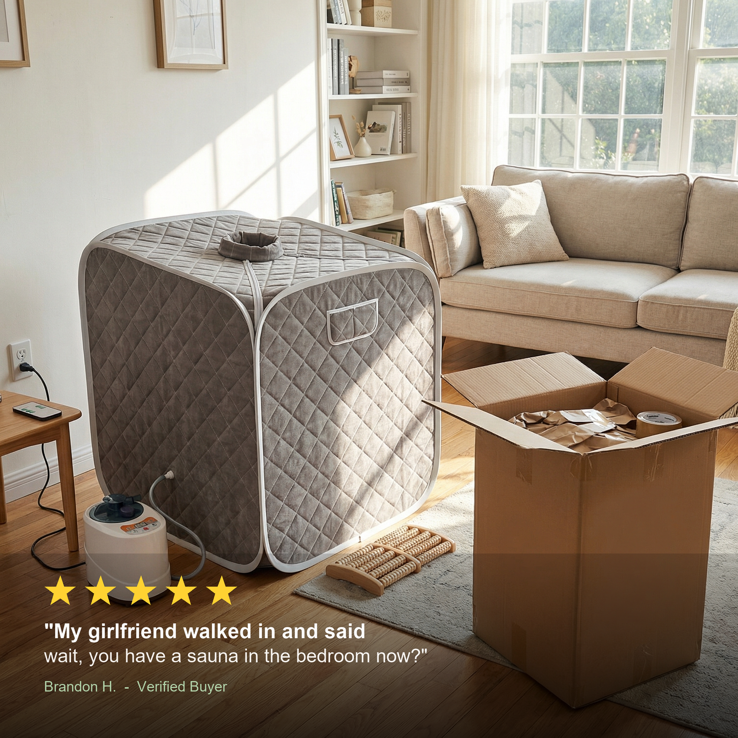 SteamZen Portable Steam Sauna - Unboxing